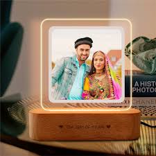 Photo Engraved Crystal Lamp